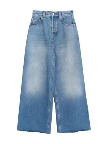 denim straight pants women jeans - GUCCI - BALAAN 1