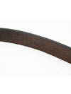 Men's Suede Leather Belt Brown - DSQUARED2 - BALAAN 5