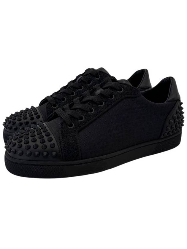 Spike Low Top Sneakers Black - CHRISTIAN LOUBOUTIN - BALAAN 2