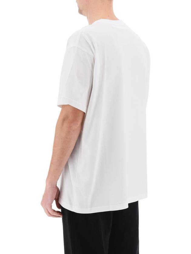 Logo Print Short Sleeve T-Shirt White - BURBERRY - BALAAN 4