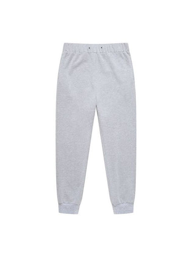 Logo Jogger Sweat Track Pants Grey - SOLEW - BALAAN 1