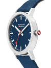 A6603036040SBD Classic Ocean Blue Cork Recycled Men's NATO Watch - MONDAINE - BALAAN 3