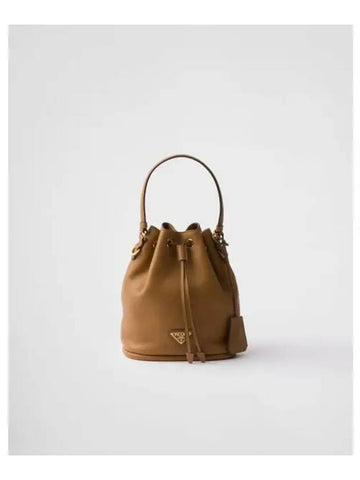 Leather mini bag caramel 315152 - PRADA - BALAAN 1