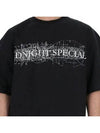 Midnight black short sleeve tshirt NMS19200 009 - IH NOM UH NIT - BALAAN 4