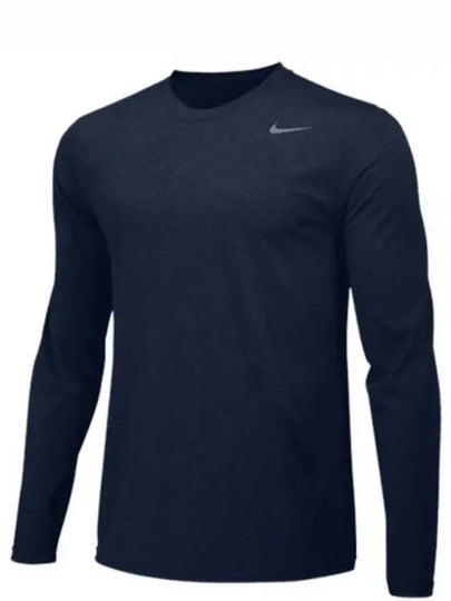 Men's Team Legend Dri Fit Long Sleeve T-Shirt Navy - NIKE - BALAAN 2