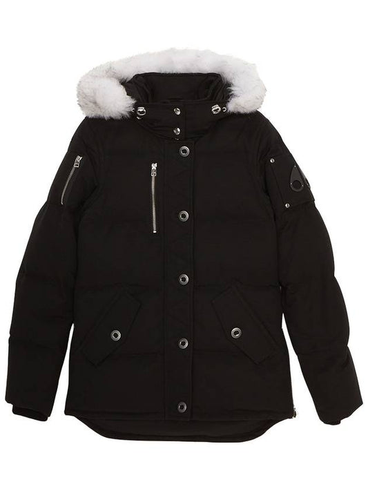 Original Threequarter Jacket White Fur Black - MOOSE KNUCKLES - BALAAN 2