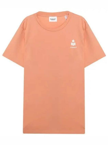 Aby Logo Short Sleeve T-Shirt Papaya Orange - ISABEL MARANT - BALAAN 1