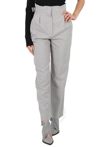 Burberry Cut-out Detail Wool Tailored Trousers, Brand Size 06 (US Size 4) - BURBERRY - BALAAN 1