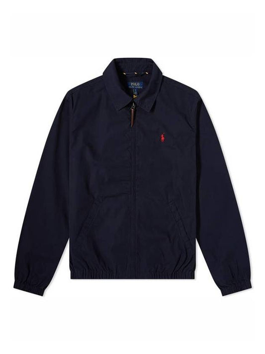 Men's Bayport Cotton Zip-Up Jacket Navy - POLO RALPH LAUREN - BALAAN 1