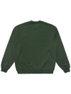 Health SeekersGolfers Crew Neck Sweatshirt GREEN M3313LFS03GRN - MALBON GOLF - BALAAN 3