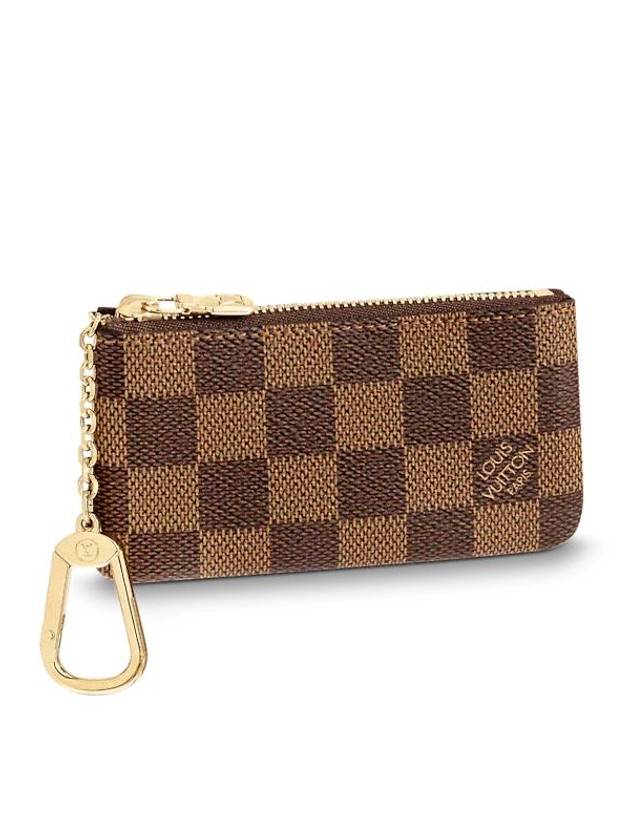 Damier Eben Pouch Key Holder Brown - LOUIS VUITTON - BALAAN 2