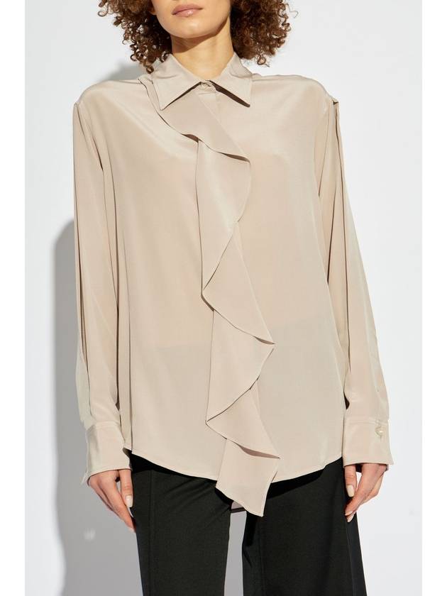 Victoria Beckham Silk Shirt, Women's, Cream - VICTORIA BECKHAM - BALAAN 3