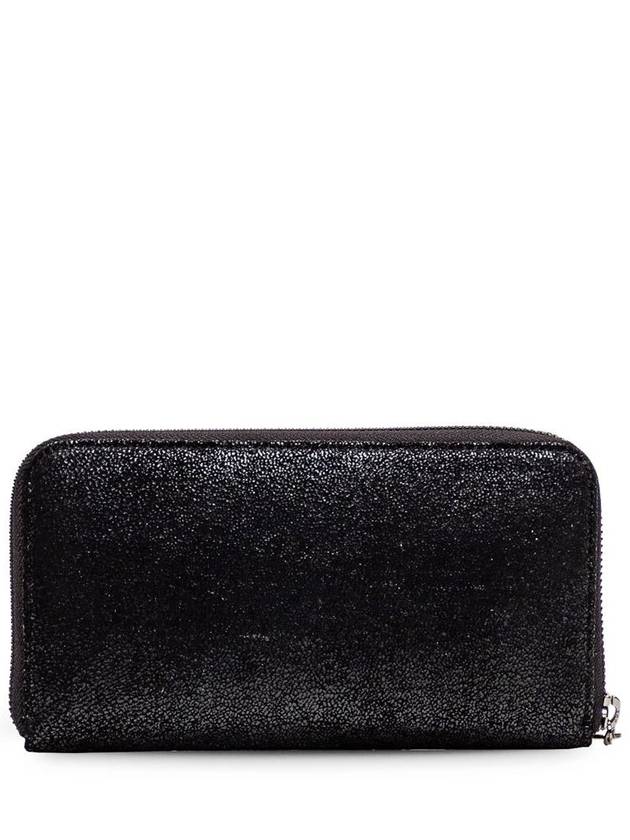 silver chain zipper long wallet black - STELLA MCCARTNEY - BALAAN 4