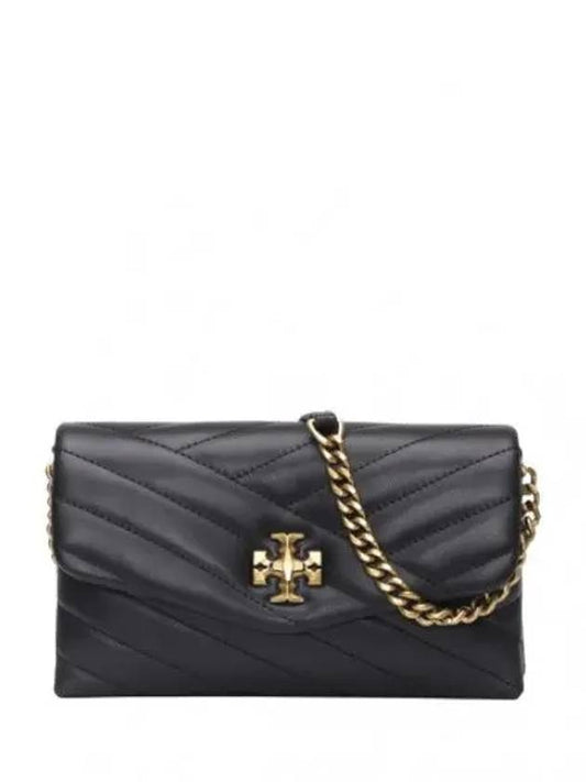 Kira Chevron Chain Wallet Crossbody Bag Women Clutch - TORY BURCH - BALAAN 1