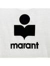 Karman Logo Short Sleeve T-Shirt White - ISABEL MARANT - BALAAN 4