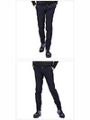 Men's Banding Zipper Jogger Straight Pants Navy - LANVIN - BALAAN 3