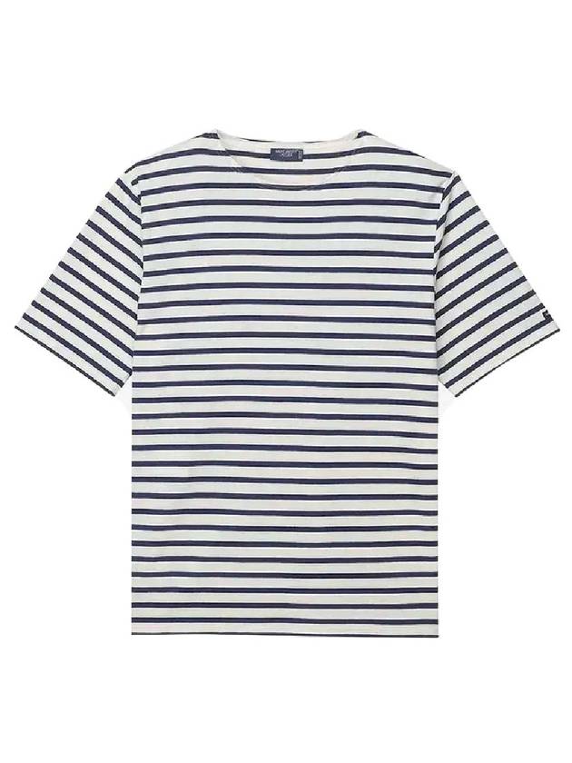 Saint James Kids Levant Striped Short Sleeve T-Shirt Asjm2314334 050 - SAINT JAMES - BALAAN 1