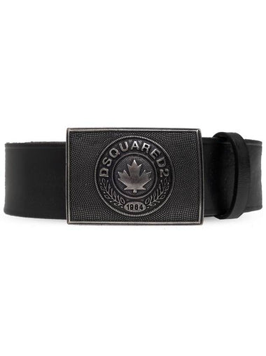 Dsquared2 Leather Belt, Men's, Black - DSQUARED2 - BALAAN 1