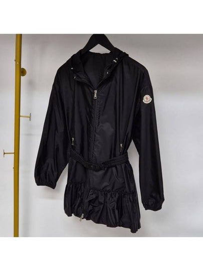 Tbilisi Women s Windbreaker Hooded Jacket Black Size 2 - MONCLER - BALAAN 2