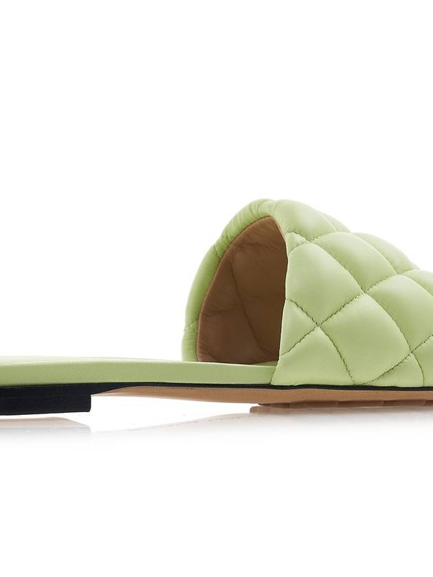 Padded Quilted Slippers Green - BOTTEGA VENETA - BALAAN 11