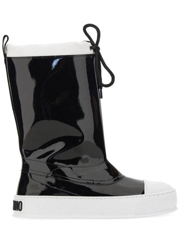 Moschino Boot With Logo - MOSCHINO - BALAAN 1