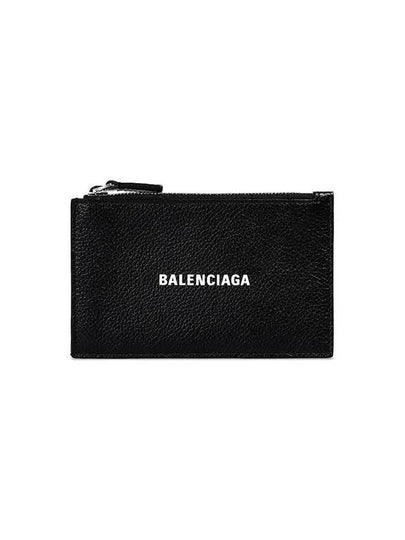 Logo Print Cash Card Wallet Black - BALENCIAGA - BALAAN 2