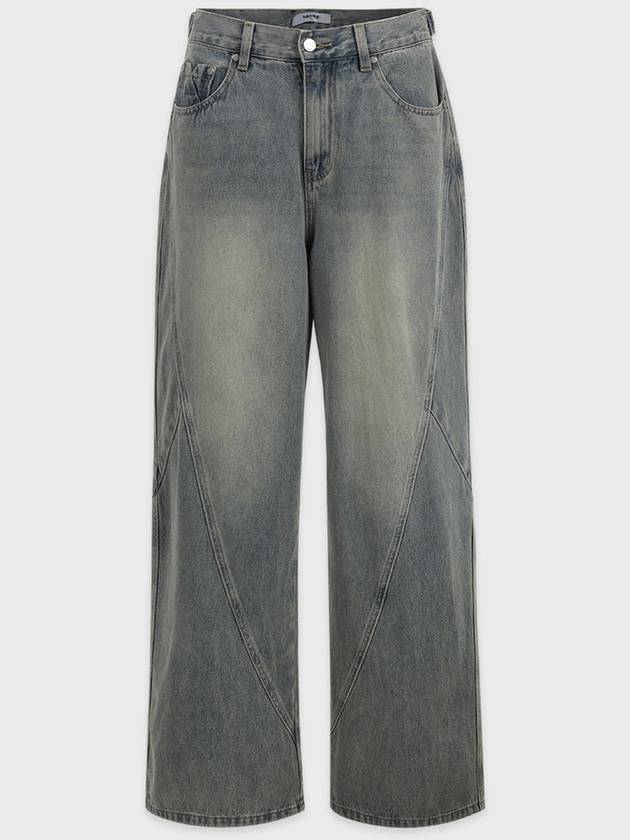 Sandy M point wide denim pants - MICANE - BALAAN 5