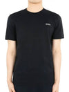 Cotton short sleeve t shirt navy - ERMENEGILDO ZEGNA - BALAAN 3