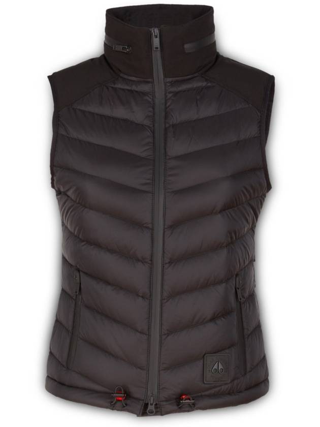 Women's Hudson Slim Padded Vest Black - MOOSE KNUCKLES - BALAAN 2