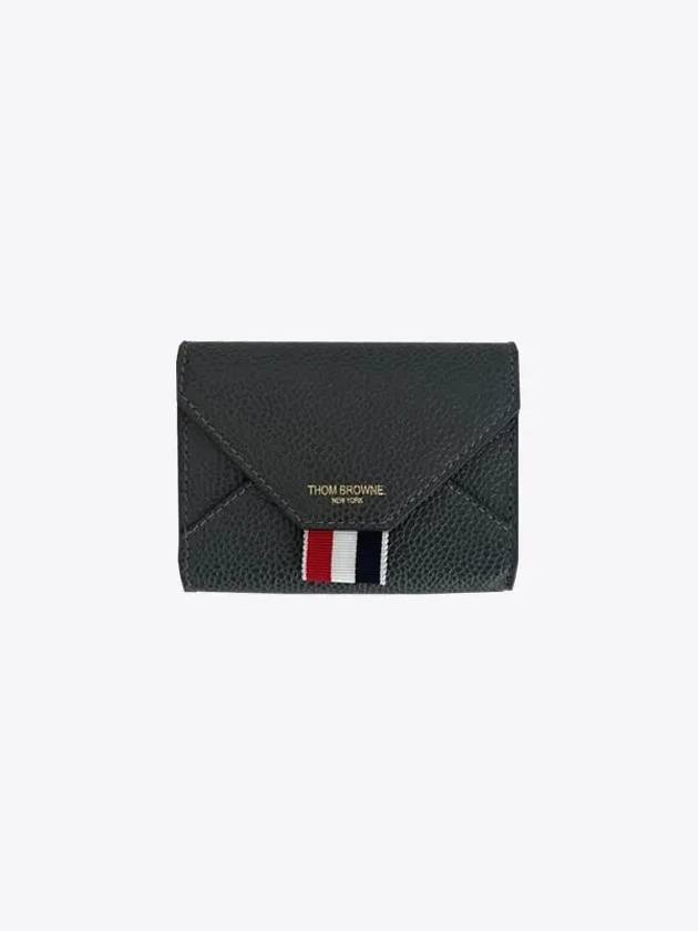 Envelope Card Wallet Gray - THOM BROWNE - BALAAN 2