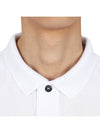 Pique Stretch Cotton Short Sleeve Polo Shirt White - STONE ISLAND - BALAAN 7