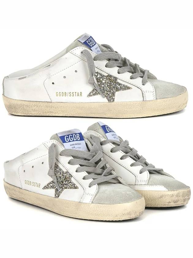 Super-Star Sabot Grey White - GOLDEN GOOSE - BALAAN 2