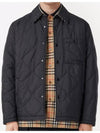 Reversible Vintage Check Thermoregulated Overshirt Jacket Black - BURBERRY - BALAAN 4