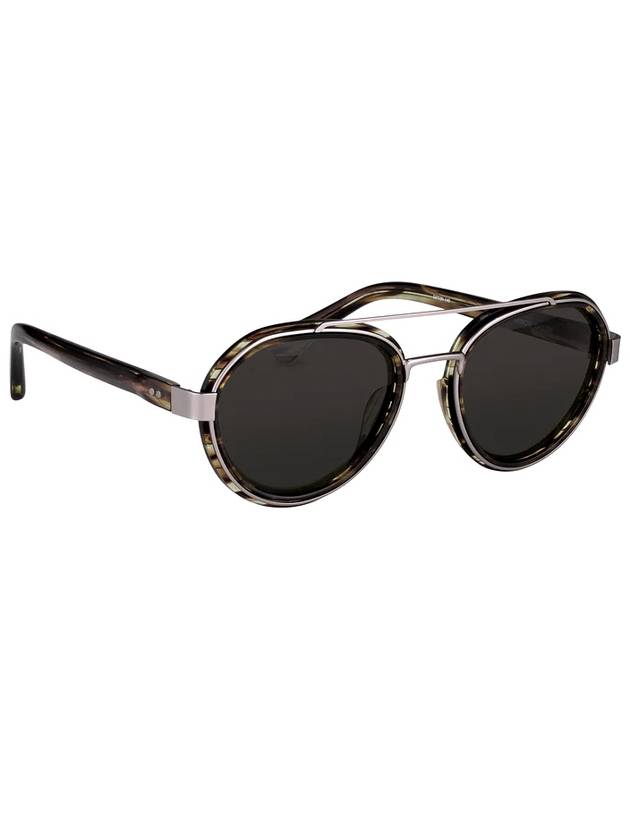 Dries Van Noten Aviator Sunglasses Silver - LINDA FARROW - BALAAN 2