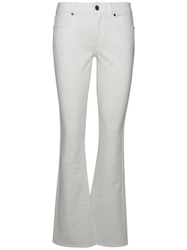 P.A.R.O.S.H. 'Chimera' White Cotton Blend Jeans - P.A.R.O.S.H. - BALAAN 1