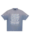 See Now Buy Now Short Sleeve T-Shirt Blue - BALENCIAGA - BALAAN 2