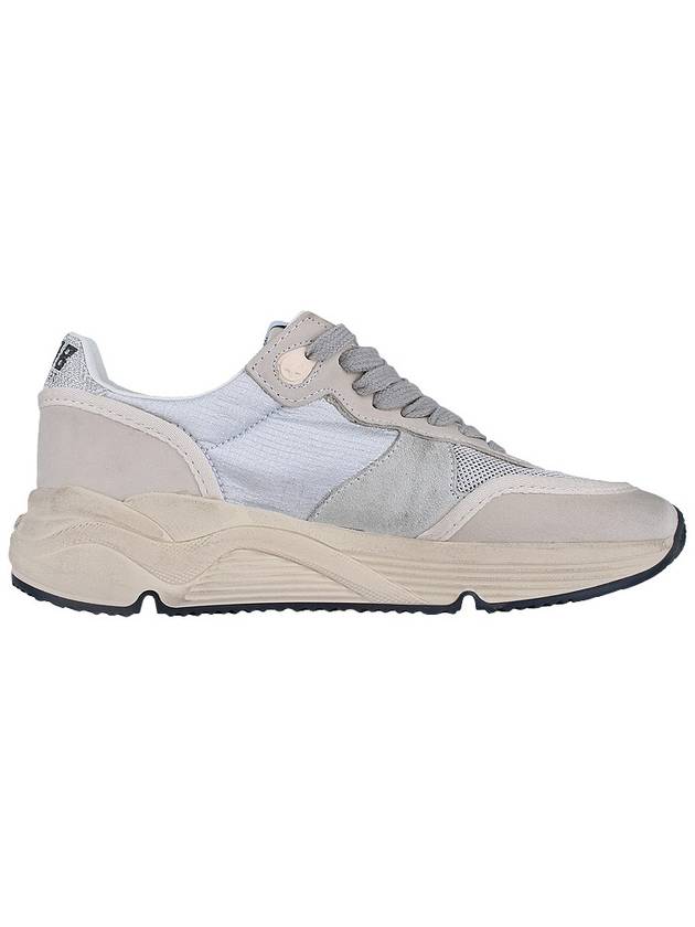 Women's Running Sole Low Top Sneakers Silver Beige - GOLDEN GOOSE - BALAAN 5