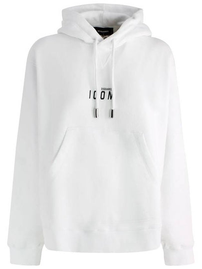 logo-print long-sleeved hoodie - DSQUARED2 - BALAAN 2