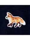 Baby Fox Patch Regular Cardigan Navy - MAISON KITSUNE - BALAAN 7