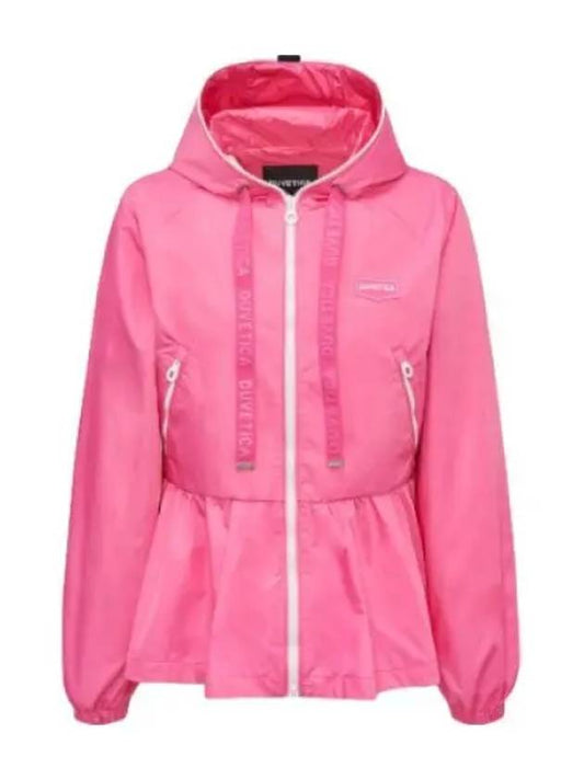 Joeny Pink Women s Windbreaker Jacket Jumper - DUVETICA - BALAAN 1