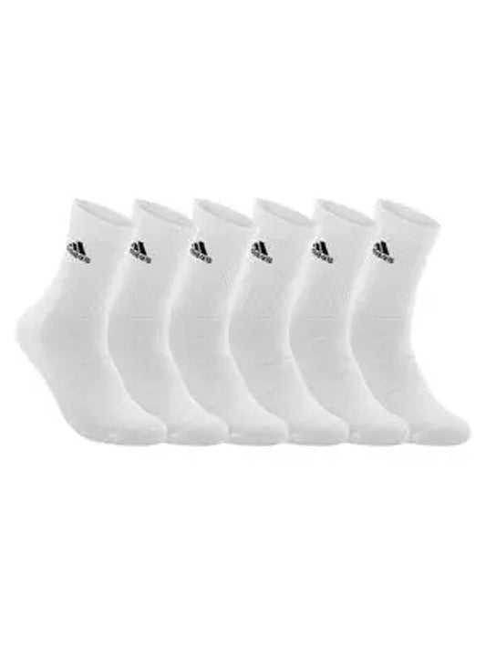 Cushioned Sportswear Crew Socks 6 Pack White - ADIDAS - BALAAN 2