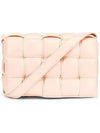 Gold Padded Cassette Cross Bag Melon Washed - BOTTEGA VENETA - BALAAN 3