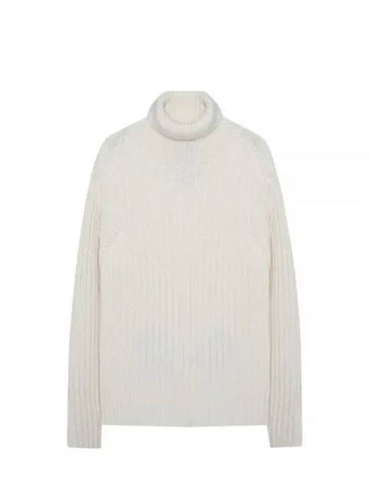 Wool Turtleneck White - TEN C - BALAAN 2