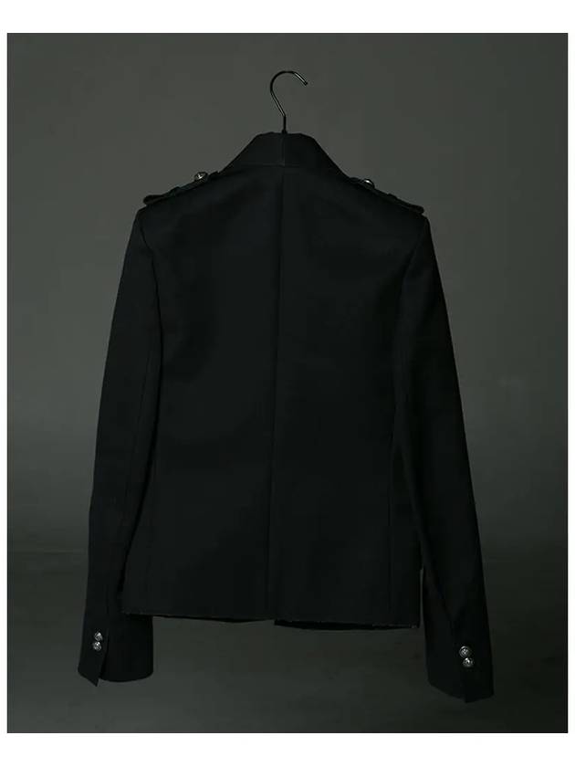 11th Anniversary Epaulet Slim Jacket Navy S4HT729C271 - BALMAIN - BALAAN 3