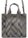 Mini check knit tote bag 8090404 - BURBERRY - BALAAN 2