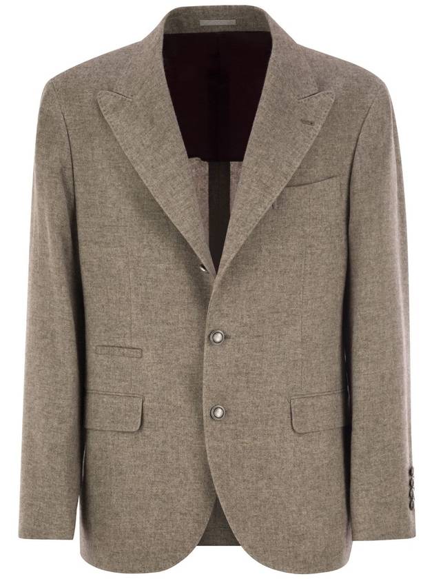 Deconstructed jacket in yack - BRUNELLO CUCINELLI - BALAAN 1