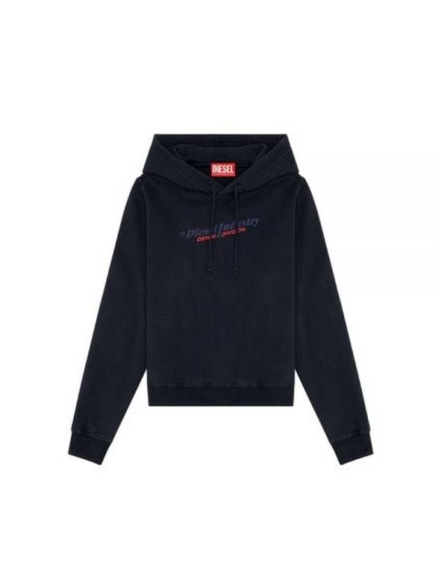 F ReGGy Hoodie Black - DIESEL - BALAAN 2