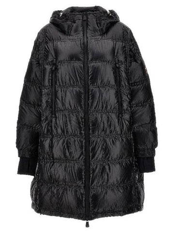 Rochelair Long Down Padded Jacket Black - MONCLER - BALAAN 1