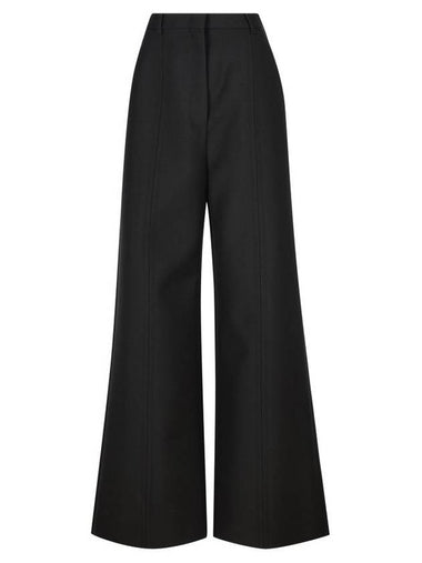 Valentino Garavani Trousers Black - VALENTINO - BALAAN 1