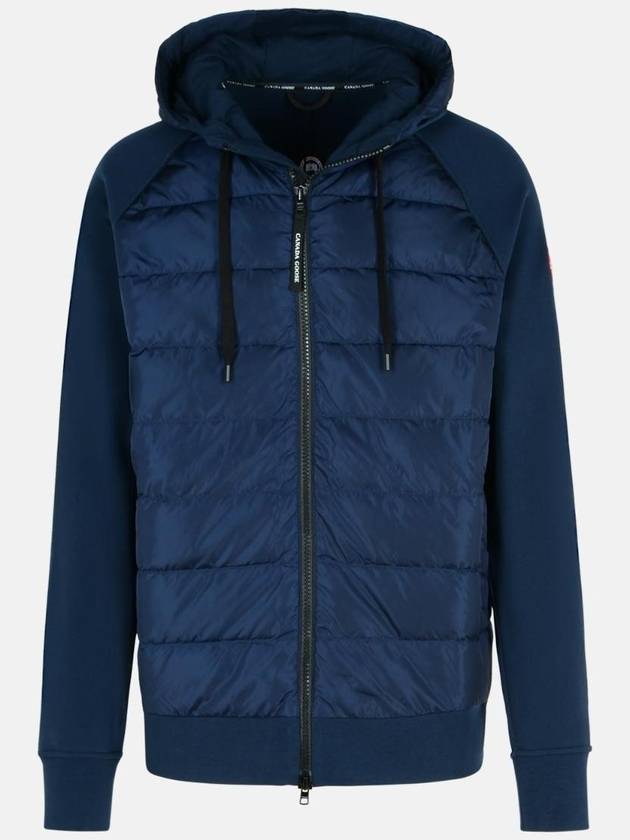 Hybridge Huron Zip-Up Hoodie Atlantic Navy - CANADA GOOSE - BALAAN 1